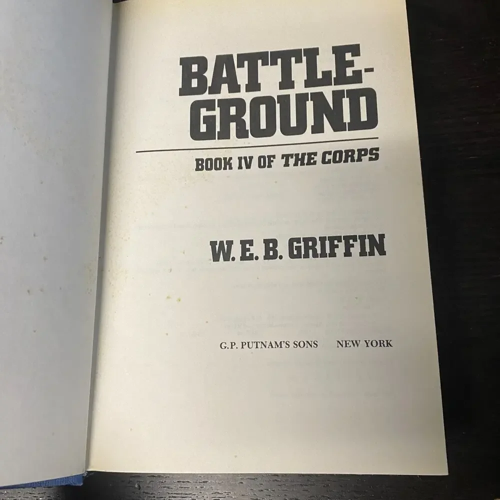 Battleground by W. E. B. Griffin (1991, Hardcover)